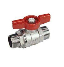 Кран шаровой Giacomini R253D 1/2 НН ручка-бабочка R253X003