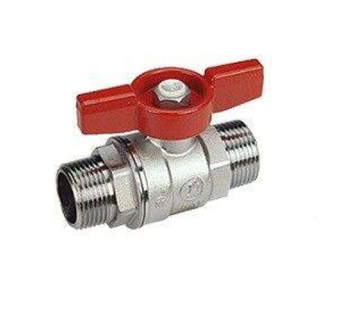 Кран шаровой Giacomini R253D 1/2 НН ручка-бабочка R253X003