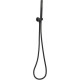 Душевой гарнитур Allen Brau Priority ручной душ с держателем и шлангом черный матовый 5.31019-31