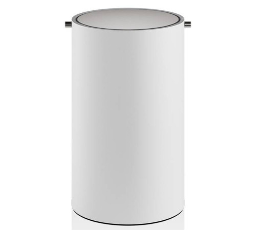 Корзина для бумаги напольная Decor Walther Stone BEMD 30x18.5 см белый/сталь матовая 0971155
