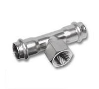 Тройник VSH XPress 28x1/2x28 мм пресс-ВР-пресс 69130G281228