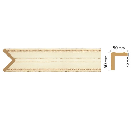 Угол декоративный DECOMASTER 142-1028 50x50x2400 мм 142-1028