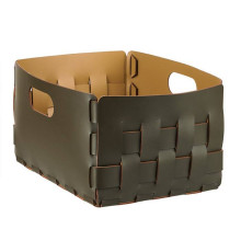 Корзинка ADJ Bottega 25x25x20 см оливковый/горчичный 1044.55/40