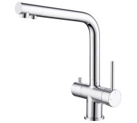 Смеситель для кухни с Г-изливом под питьевую воду Timo Saona хром 2396/00F