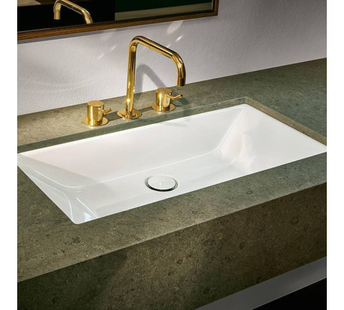 Раковина встраиваемая снизу Bette Loft 74х38.6х10 см белая A231-000