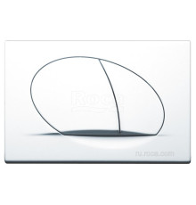 Панель смыва Roca Active 42B 2 режима 255х170х18 мм белый 8901140B0