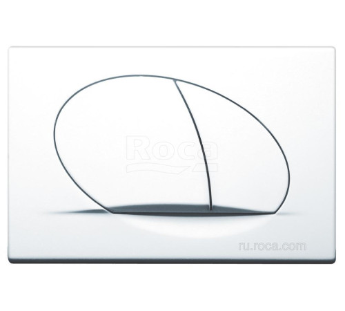 Панель смыва Roca Active 42B 2 режима 255х170х18 мм белый 8901140B0