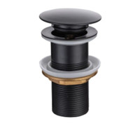 Донный клапан Splendy для раковины без перелива 1 1/4 черный матовый AA3071NORMBM