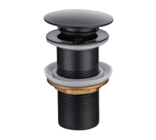 Донный клапан Splendy для раковины без перелива 1 1/4 черный матовый AA3071NORMBM