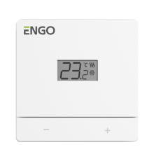 Терморегулятор непрограммируемый ENGO Controls EASY230W накладной 230 В белый EASY230W