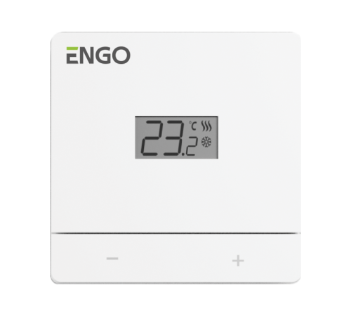 Терморегулятор непрограммируемый ENGO Controls EASY230W накладной 230 В белый EASY230W