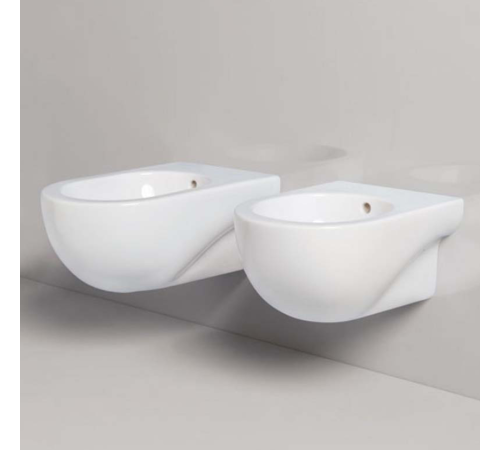 Биде подвесное Azzurra Nuvola 55x35x25 см 1 отв. NUBKS000000MBI