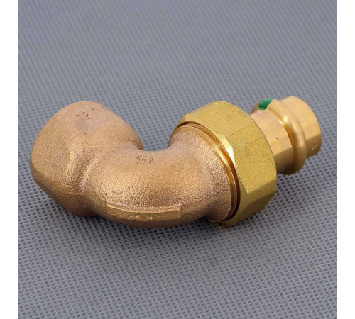 Угол с разъемным соединением пайка-В Viega 18х3/4 коническое уплотнение 216962