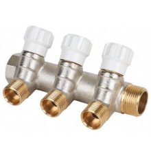 Коллектор Hogart Premium 3/4x1/2 EK 3 выхода с регулирующими вентилями MM4030504