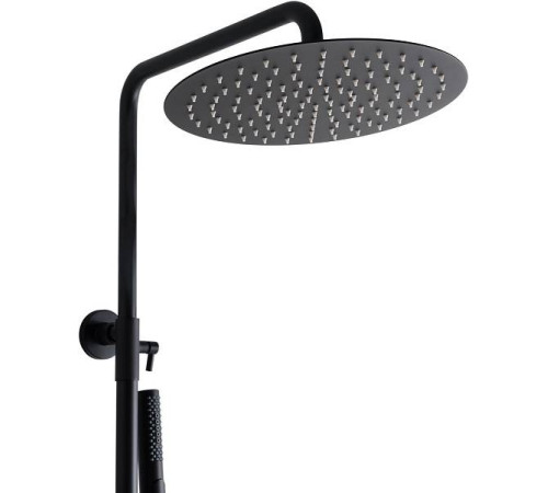 Душевая стойка Allen Brau Fantasy с термостатом черный матовый 5.11001-31