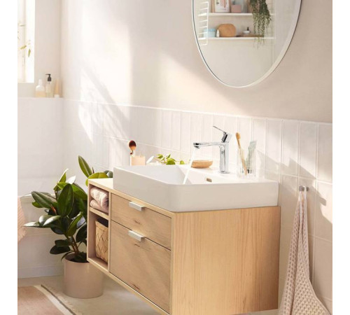 Смеситель для раковины Hansgrohe Rebris S 110 с донным клапаном хром 72517000
