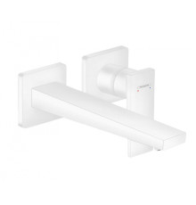 Смеситель для раковины Hansgrohe Metropol настенный внешняя часть излив 225 мм белый матовый 32526700