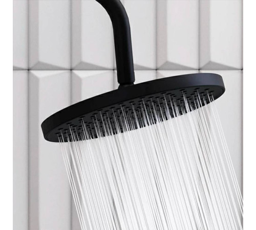 Душевая система AM.PM Apollo с термостатическим смесителем-полкой черный 947760300