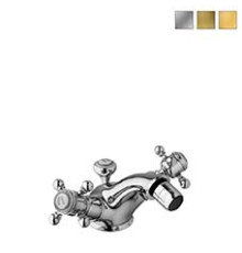 Смеситель для биде Alpi London двуручковый цвет хром LO41321CR