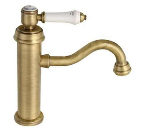 Смеситель для раковины Alpi London на 3 отверстия цвет бронза LO41476BR