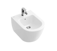 Биде подвесное Villeroy & Boch Subway 2.0 375x565x280 мм Альпийский белый 54000001