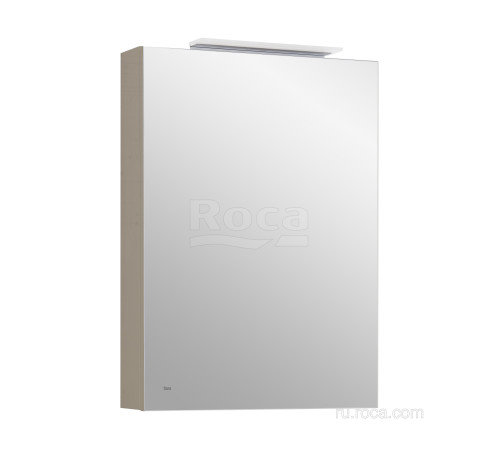 Шкаф зеркальный Roca Oleta правый 500x700x137 мм LED-подсветка капучино матовый A857644515