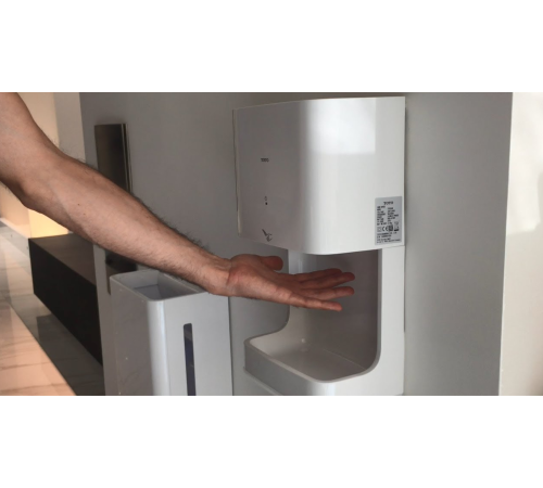 Сушилка для рук TOTO Public 245х154х470 мм подвесная белая TYC324W