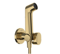 Гигиенический душ Hansgrohe Bidette E 1jet со смесителем держателем и шлангом 125 см полированное золото 29232990
