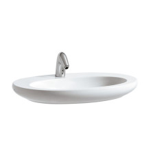 Раковина-чаша Laufen Alessi One 75х52х9 см 1 отверстие LCC белый 8.1897.2.400.104.1