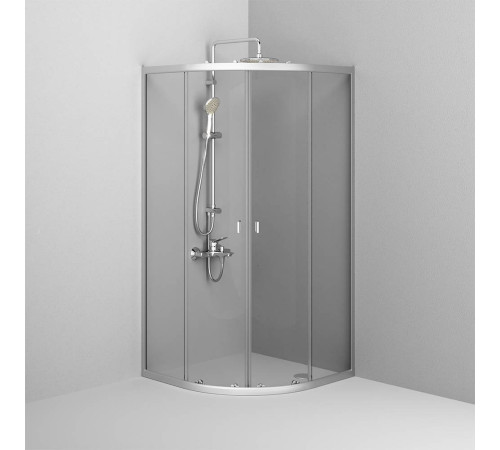 Душевое ограждение AM.PM X-Joy 90х90 см без поддона матовый хром W88G-205-090MT64
