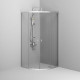 Душевое ограждение AM.PM X-Joy 90х90 см без поддона матовый хром W88G-205-090MT64