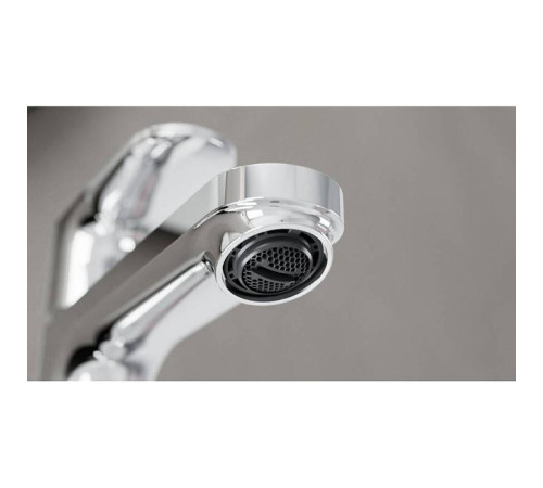 Смеситель для раковины Hansgrohe Rebris S 110 с донным клапаном хром 72517000