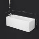 Ванна акриловая AM.PM Gem 170х70 см W93A-170-070W-A