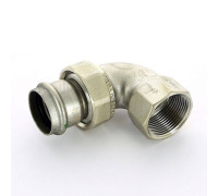 Угол разъемный пресс-В нержавеющая сталь Viega Sanpress Inox 35x1 1/4 437350