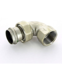 Угол разъемный пресс-В нержавеющая сталь Viega Sanpress Inox 35x1 1/4 437350