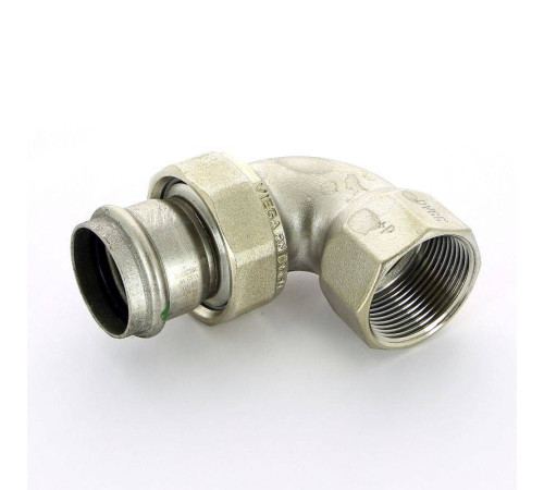 Угол разъемный пресс-В нержавеющая сталь Viega Sanpress Inox 35x1 1/4 437350