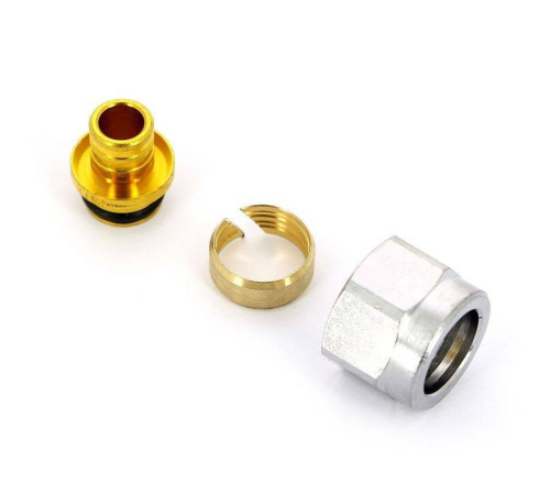 Соединитель для труб PEX и ALPEX FAR Евроконус 16х2.2 мм 1/2 6075 58845