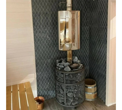 Печь для бани PROMetall Атмосфера M сетка нержавейка Ap0041