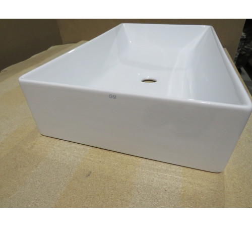 Раковина накладная GSI Kube X 370х600 мм белый глянцевый 945311_УЦ/3