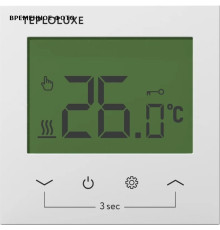 Термостат электронный Теплолюкс Pontus с дисплеем белый 507686