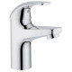 Смеситель для раковины GROHE BauCurve гладкий корпус хром 32848000