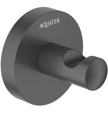 Крючок Aquanet Оберон матовый черный AQ4201MB