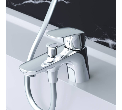 Смеситель для ванны и душа AM.PM Like на борт ванны F8010232