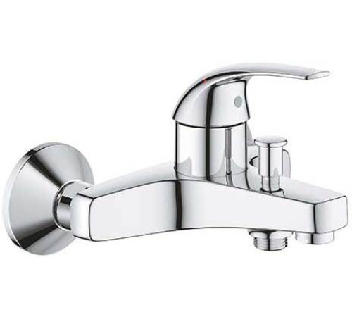 Смеситель для ванны GROHE BauCurve настенный монтаж хром 23599000