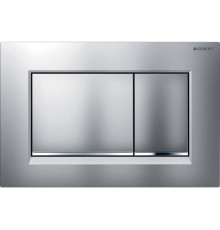 Клавиша смыва Geberit Sigma30 двойной смыв матовый хром 115.883.JQ.1