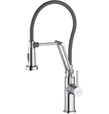 Смеситель для кухни Aquanet Европа профессиональный 2 jet хром AQ1388CR