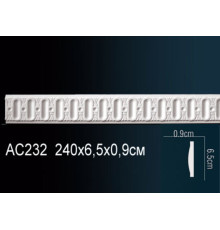 Молдинг Perfect полиуретановый с рисунком 2000х56х18 мм AC232