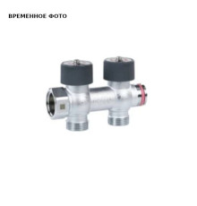 Распределительный коллектор REHAU RAUTITAN G 3/4 на 2 отвода G 3/4 с плавной регулировкой 1316443001