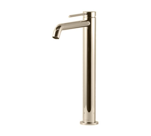 Смеситель для раковины Gattoni Circle Two высокий 302 мм с донным клапаном Brushed Nickel 9148/91NS