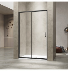 Душевая дверь в нишу RGW PA-114B раздвижная черный 1100 мм 030811411-14
